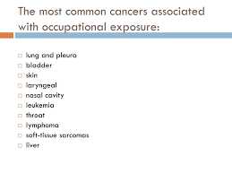 Occupational Most Cancers